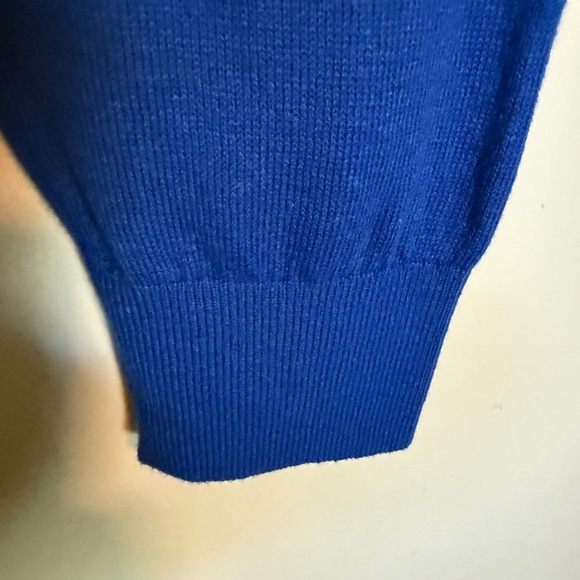 NWT Banana Republic Factory Forever Yarn Blue Cardigan Size Medium Preppy - Picture 6 of 16